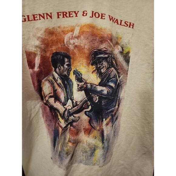Fruit of the Loom Other - Vintage Glenn Frey Joe Walsh 93 Party Of Two Tour Shirt Large Single Stitch A105